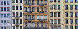 Fototapeta Nowy York - Old european buildings facade