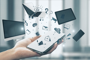Poster - Cloud computing and communication concept
