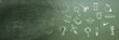 © vectorfusionart - Education drawing on blackboard for school