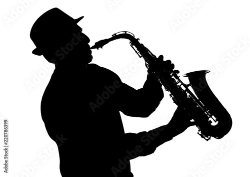 Dekoracja na wymiar  ksztalt-saksofonisty-jazzowego