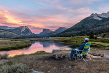 Camp By The Green River, Wind River Range, WY