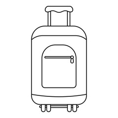 Poster - travel summer bag icon. outline illustration of travel summer bag vector icon for web design isolate