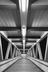 Poster - Modern foot bridge