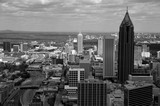 Fototapeta Miasta - Aerial view of Atlanta, Georgia skyscrapers