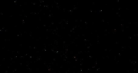 Wall Mural - fireworks on a black background