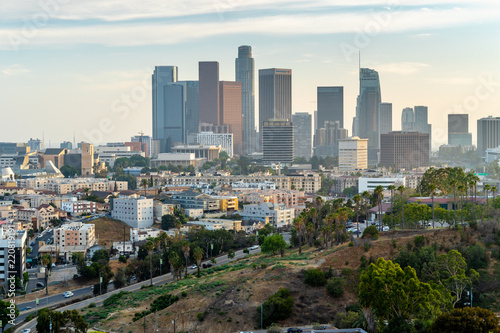 Fototapeta Los Angeles los-angeles-widok-ze-wzgorza