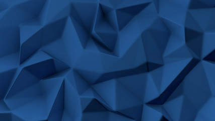 Blue crystal background..3d illustration, 3d rendering.