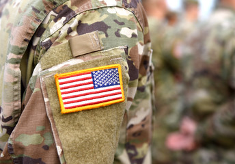 us army uniform patch flag. us army