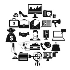 Poster - Studio icons set. Simple set of 25 studio vector icons for web isolated on white background