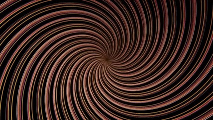 Poster - Abstract spiral rotating and twisting lines, computer generated background, 3D rendering background. Rotating luminous spiral lines