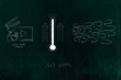 © faithie - go viral pop-up message with thermometer next to group of comments and social media content icon
