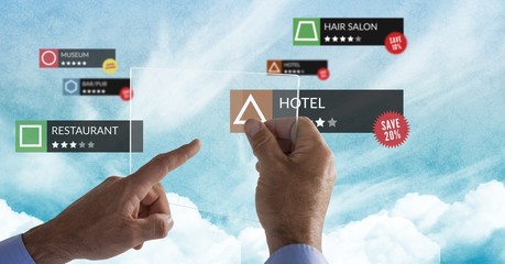 Poster - App review locations in augmented r                             
