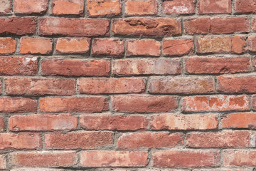 Wall Mural - Irregular Red Brick Wall Background