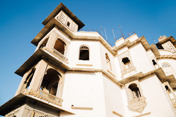 Sticker - Monsoon Palace, historical building in Udaipur, India