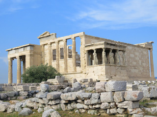 Temple of Athena at Acropolis, Athens, Greece