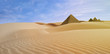 egypt piramids in the desert