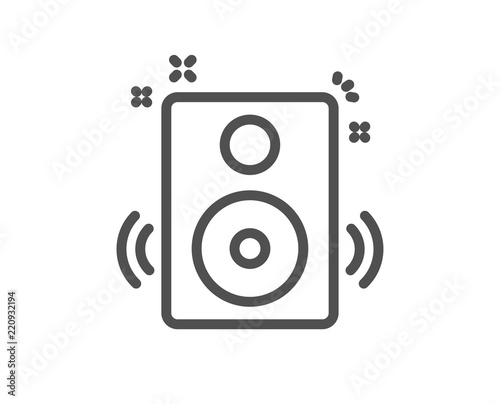 Obrazy głośniki  ikona-linii-glosnikow-znak-dzwieku-muzyki-symbol-urzadzenia-muzycznego-element-projektu-jakosci-klasyczny
