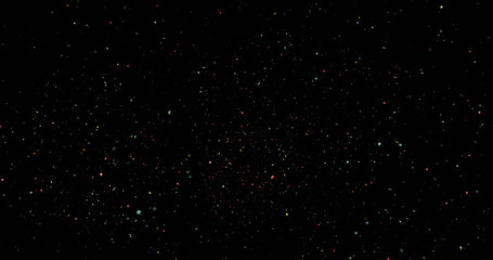 Wall Mural - fireworks on a black background