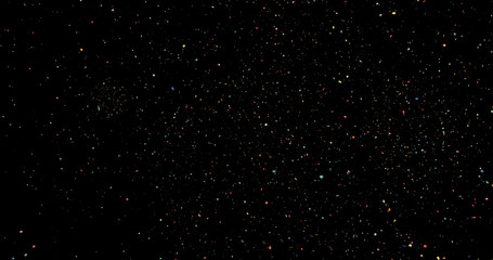 Wall Mural - Fireworks on a black background