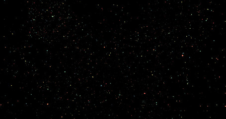 Wall Mural - Fireworks on a black background