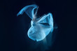 © master1305 - The photo as art - a sensual and emotional dance of beautiful ballerina through the veil on a dark background. A stroboscopic image of the one model