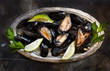 Fresh uncooked  mussels