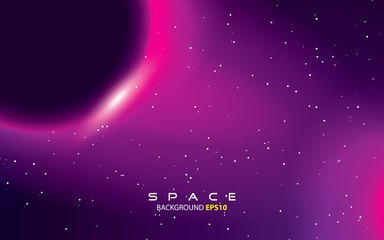 purple light space background