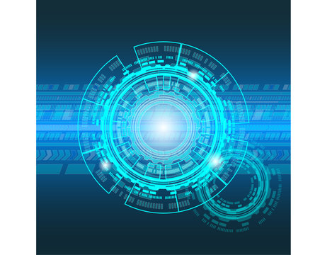 abstract background, technology, blue