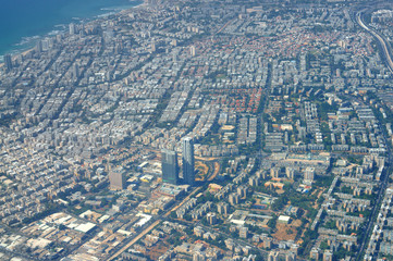 Tel Aviv, view from above. Israel