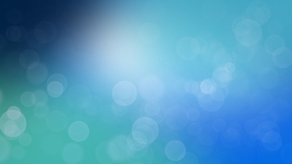 Abstract background blue blur gradient with bright clean and bokeh