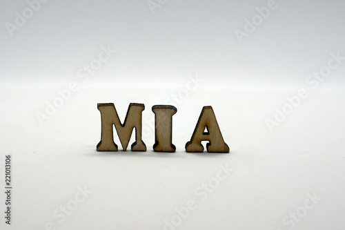 Fotomural beliebter mädchen vorname mia