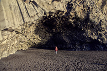 Big Cave On The Reynisfjara Beach