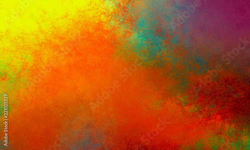 Abstract Background Design In Colorful Orange Gold Yellow Purple