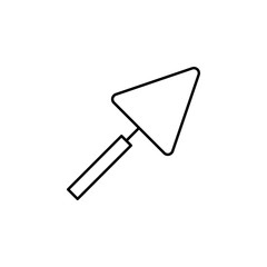 Poster - putty knife icon. Element of architecture icon for mobile concept and web apps. Thin line putty knife icon can be used for web and mobile