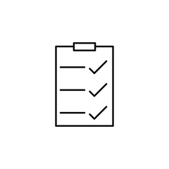 Poster - tasks icon. Element of business icon for mobile concept and web apps. Thin line tasks icon can be used for web and mobile