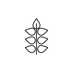 Poster - Plant outline icon. Element of ecology icon for mobile concept and web apps. Thin line Plant can be used for web and mobile