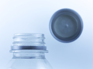 Plastic cap isolated on white background