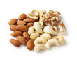 © m________k____ - Assorted mixed nuts on white background