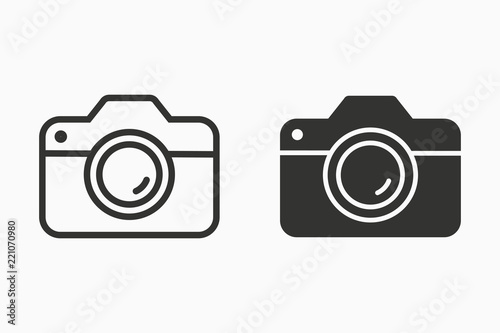 Fotomural Photo vector icon for graphic and web design.