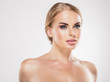 © Utkamandarinka - Healthy skin beauty blonde hair woman cosmetic concept