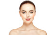 © Utkamandarinka - Skin care woman face with healthy beauty skin face closeup cosmetic age concept