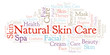© sharafmaksumov - Natural Skin Care word cloud.