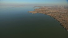 Aerial USA San Francisco Bay Pacific Ocean Wetlands