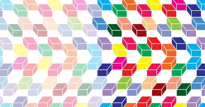 Colorful geometric minimal pattern