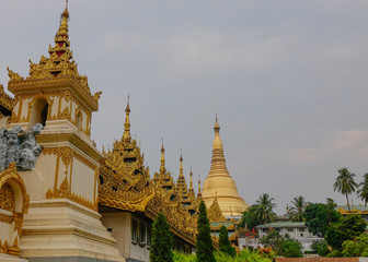 Shwedagon Pagoda in Yangon, Myanmar