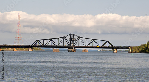 The Little Current Swing Bridge Ontario Canada Built 1913