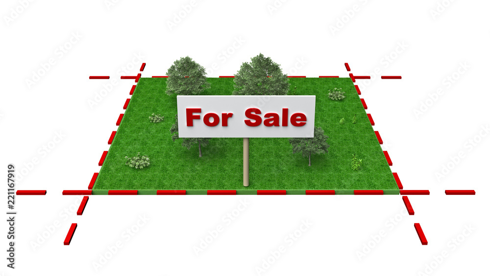 plot of land for sale - obrazy, fototapety, plakaty 