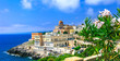 Santa Cesarea Terme - beautiful coastal town in Puglia,famous for termal waters.  Italy