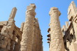 Die Säulen in Karnak-Tempel in Ägypten