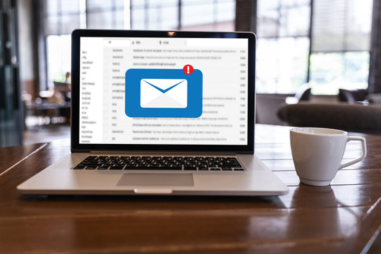 Mail Communication Connection message to mailing contacts phone Global Letters Concept